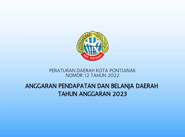 Peraturan Daerah Kota Pontianak Nomor 12 Tahun 2022